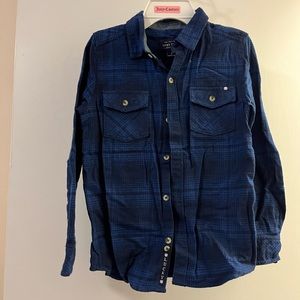 LUCKY BRAND - Boys Plaid Button Down Shirt - size small